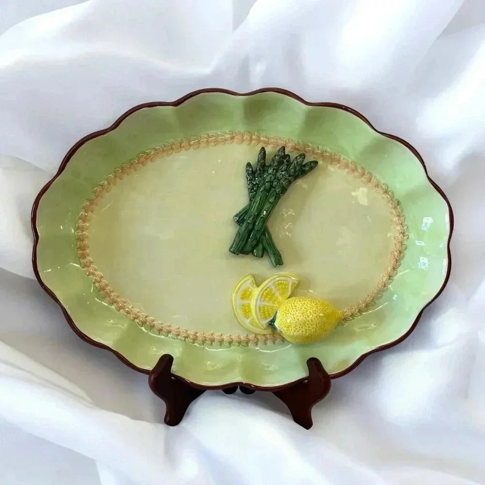Bella Casa By GANZ Ceramic Fruit & Vegetable 14" Platter